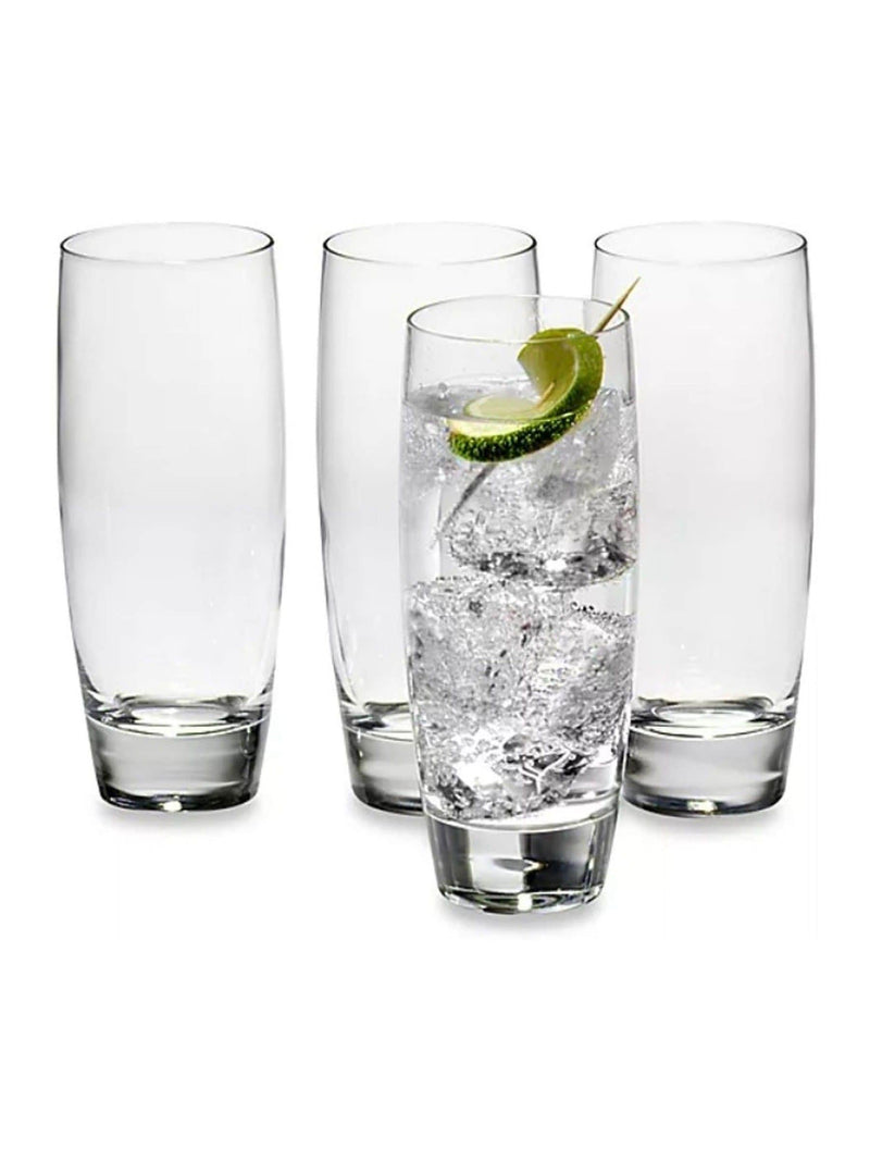 Luigi Bormioli grey hi-ball glasses set of 4 435ml, UK version