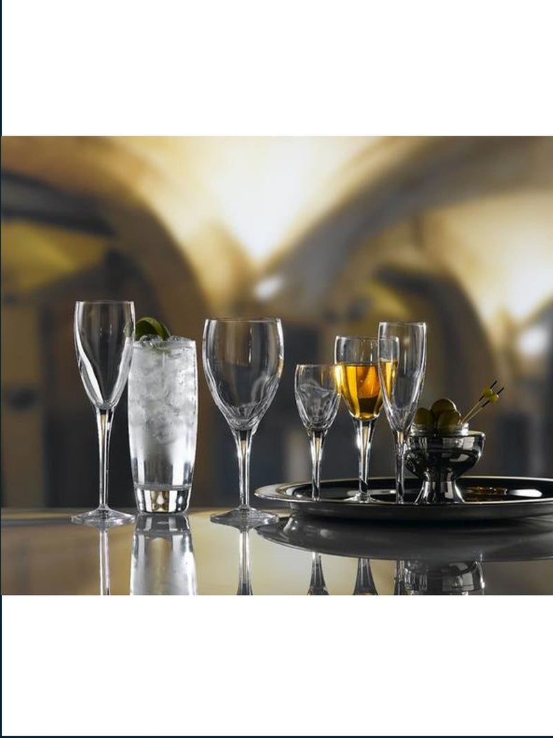 Luigi Bormioli grey hi-ball glasses set of 4 435ml, UK version