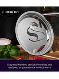 Circulon Grey Style Hard Anodised 20cm Sauteuse Pan - British product