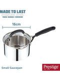 Prestige Grey Saucepan 16cm, imported from the UK