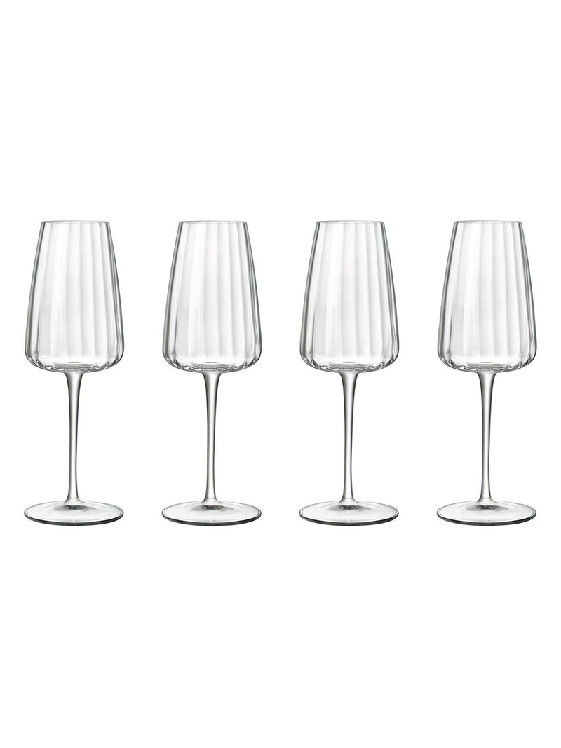 Luigi Bormioli Grey Optica sparkling wine glasses set of 6, UK version