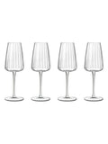 Luigi Bormioli Grey Optica sparkling wine glasses set of 6, UK version