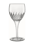 Luigi Bormioli grey diamante white wine glasses 380ml set of 6, imported from the UK