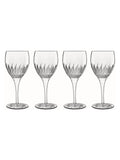 Luigi Bormioli grey diamante white wine glasses 380ml set of 6, imported from the UK