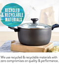 Prestige Grey Earthpan Ceramic Non Stick Stock Pot