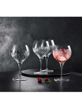 Next Luigi Bormioli Set of 4 Grey Diamante Gin Glasses 650ml- Buy online at McGrocer