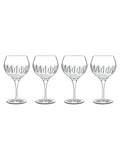 Luigi Bormioli grey diamante gin glasses set of 4 650ml, UK version