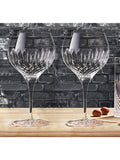 Luigi Bormioli grey diamante gin glasses set of 4 650ml, UK version