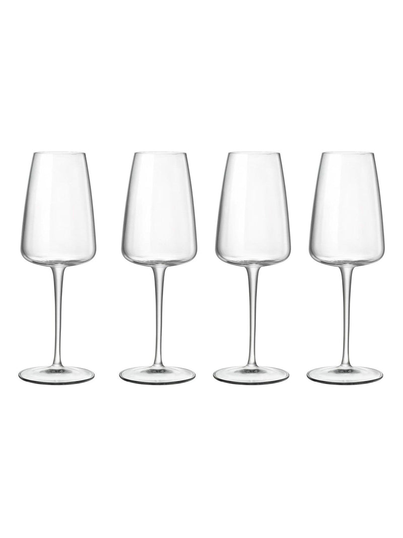 Luigi Bormioli Grey Talismano Flute Glasses Set of 6