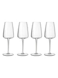 Luigi Bormioli Grey Talismano Flute Glasses Set of 6