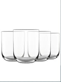 Luigi Bormioli grey tumblers set of 4 450ml, imported from the UK