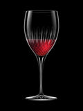 Luigi Bormioli grey diamante red wine glasses set of 4 520ml, UK version