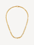Missoma gold tone axiom chain necklace, imported from the UK