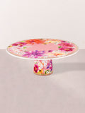 Maxwell & Williams pink floral footed cake stand 28cm (British brand)