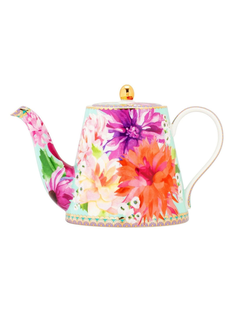 Maxwell & Williams Blue Dahlia Daze 500ml teapot, imported from the UK