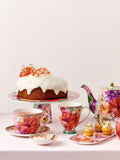 Maxwell & Williams Blue Teas and C's Dhalia Daze Footed Cake Stand