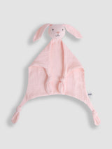 Next JoJo Maman Bébé Pink Bunny Muslin Baby Comforter- Buy online at McGrocer