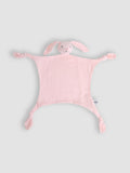 JoJo Maman Bébé pink bunny muslin comforter - British product