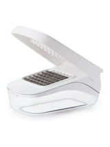 Next Oxo Silver Vegetable Chopper With Easy-Pour Opening- Buy online at McGrocer
