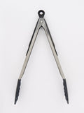 Oxo 12 inch kitchen tongs with silicone heads, imported from the UK