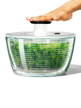 Next Oxo Silver Good Grips Glass Salad Spinner 5.9L- Buy online at McGrocer