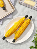 OXO 8 piece silver corn holder set, imported from the UK