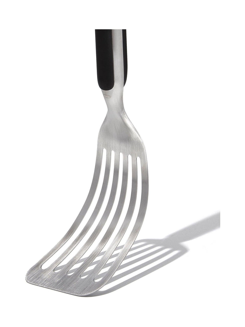 OXO Silver Good Grips Grilling Precision Turner, imported from the UK