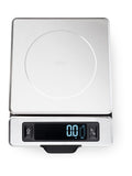 Oxo Silver Stainless Steel Food Scale With Pull Out Display