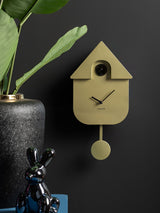 Next Karlsson Metallic Gold Modern Cuckoo Wall Clock- Buy online at McGrocer