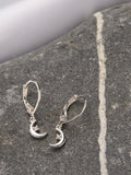 FatFace silver tone moon drop earrings - British product
