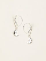 Next FatFace Silver Tone Moon Drop Earrings- Buy online at McGrocer