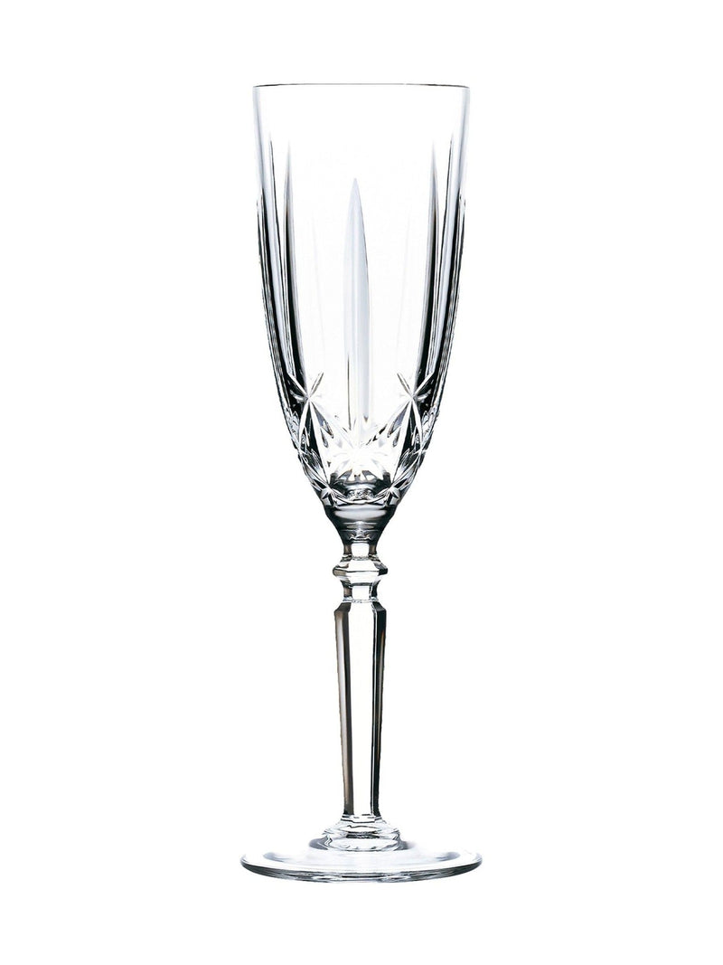 RCR Crystal Orchestra champagne flute set 200ml 6 pieces (British brand)