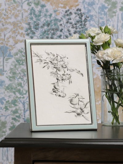 Next Laura Ashley Pale Blue Steynton Decorative Photo Frame 18x13cm- Buy online at McGrocer