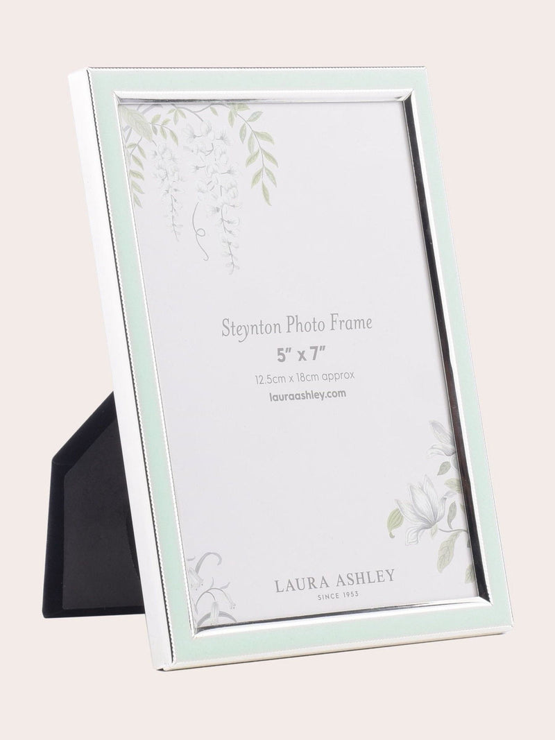 Laura Ashley pale blue Steynton photo frame 18x13cm, UK version