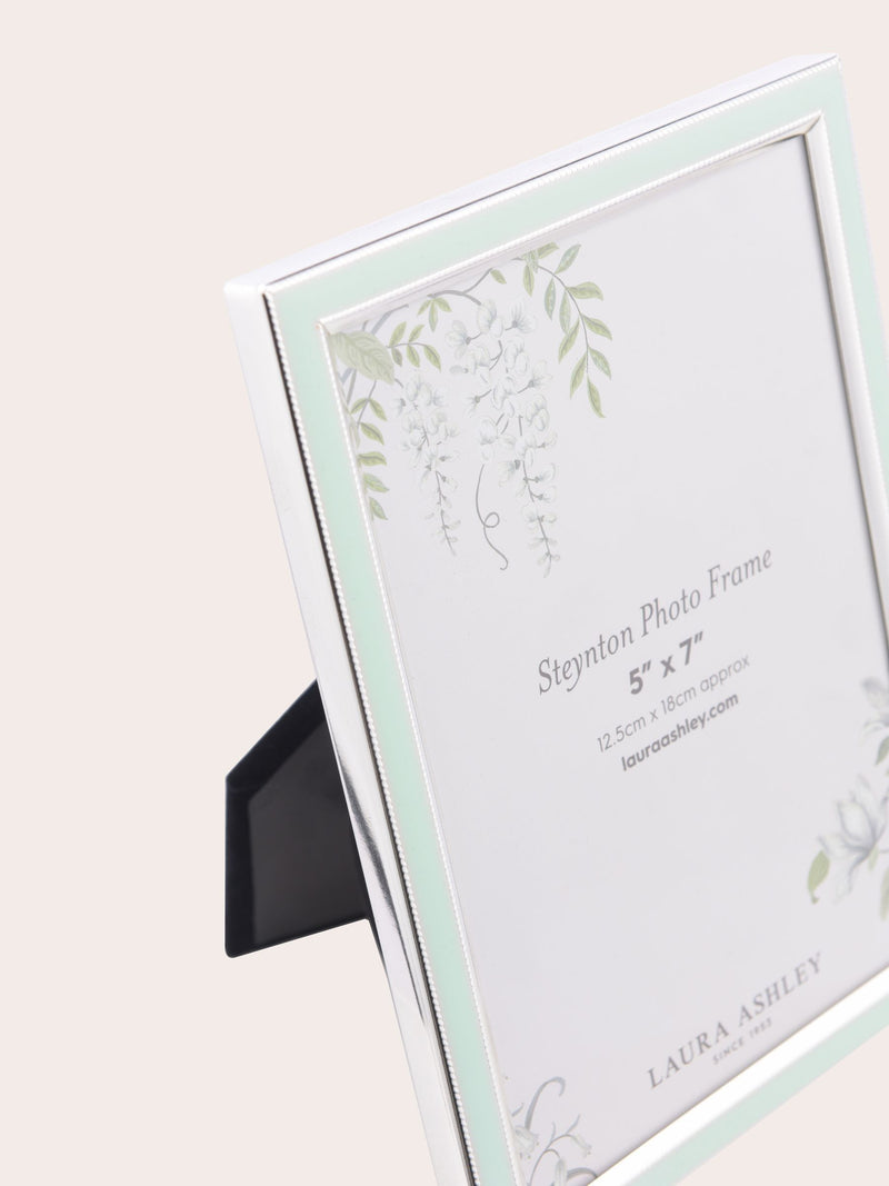 Laura Ashley pale blue Steynton photo frame 18x13cm, UK version