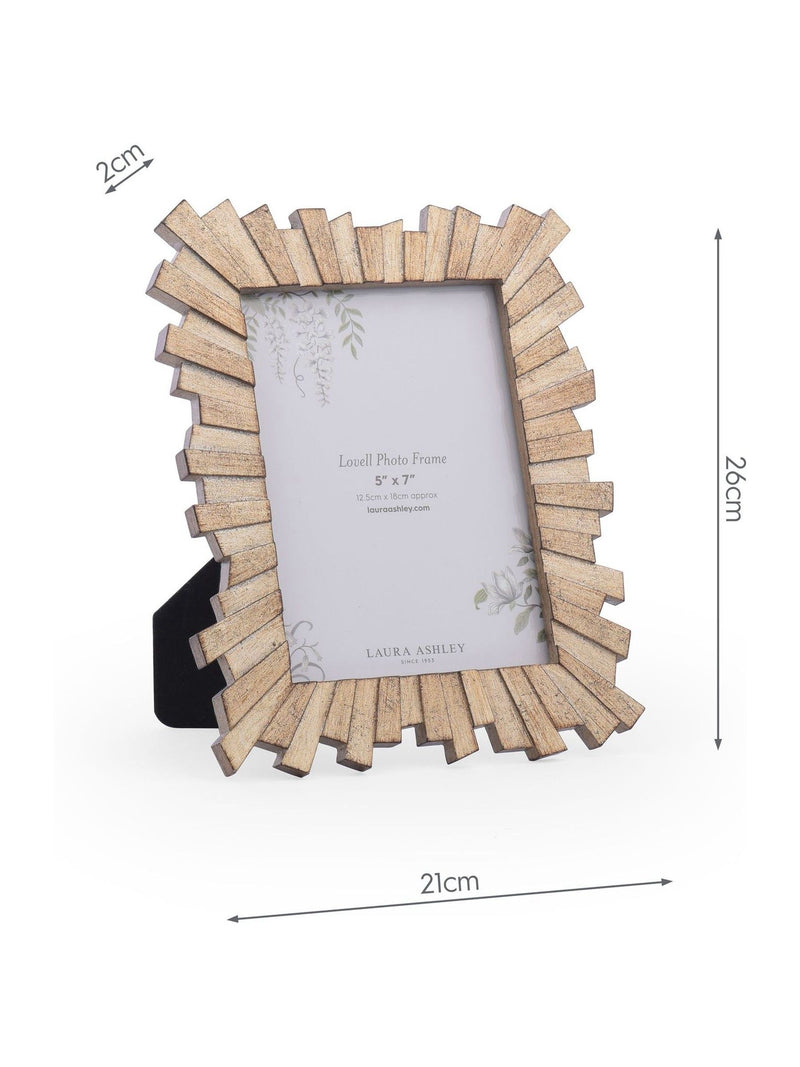 Laura Ashley champagne Lovell photo frame 5x7, UK version