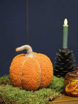 Decoris Orange Teddy Pumpkin Home Decoration 18cm