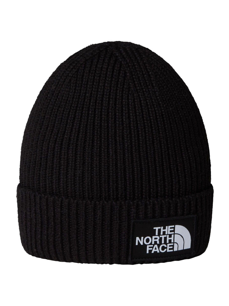 The North Face black kids pom beanie - British product