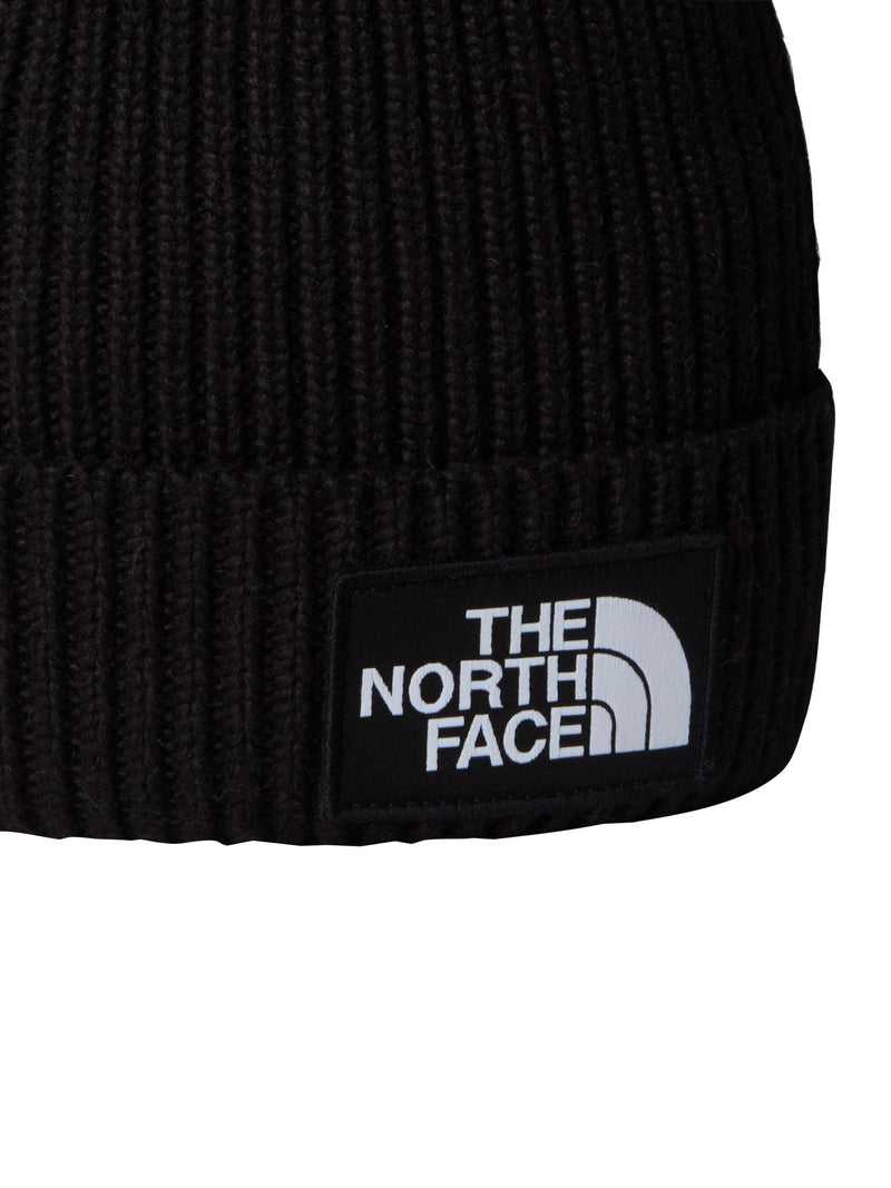 The North Face black kids pom beanie - British product
