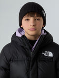The North Face black kids pom beanie - British product