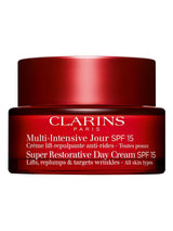 Next Clarins Super Restorative Day Cream SPF15 Moisturiser 50ml- Buy online at McGrocer