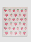 JoJo Maman Bébé strawberry FairIsle shawl - British product