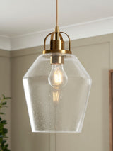 Next BHS Brass Bubble Glass 3-Light Diner Ceiling Pendant Light- Buy online at McGrocer