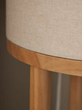 BHS Oak Shelving Floor Lamp - British product