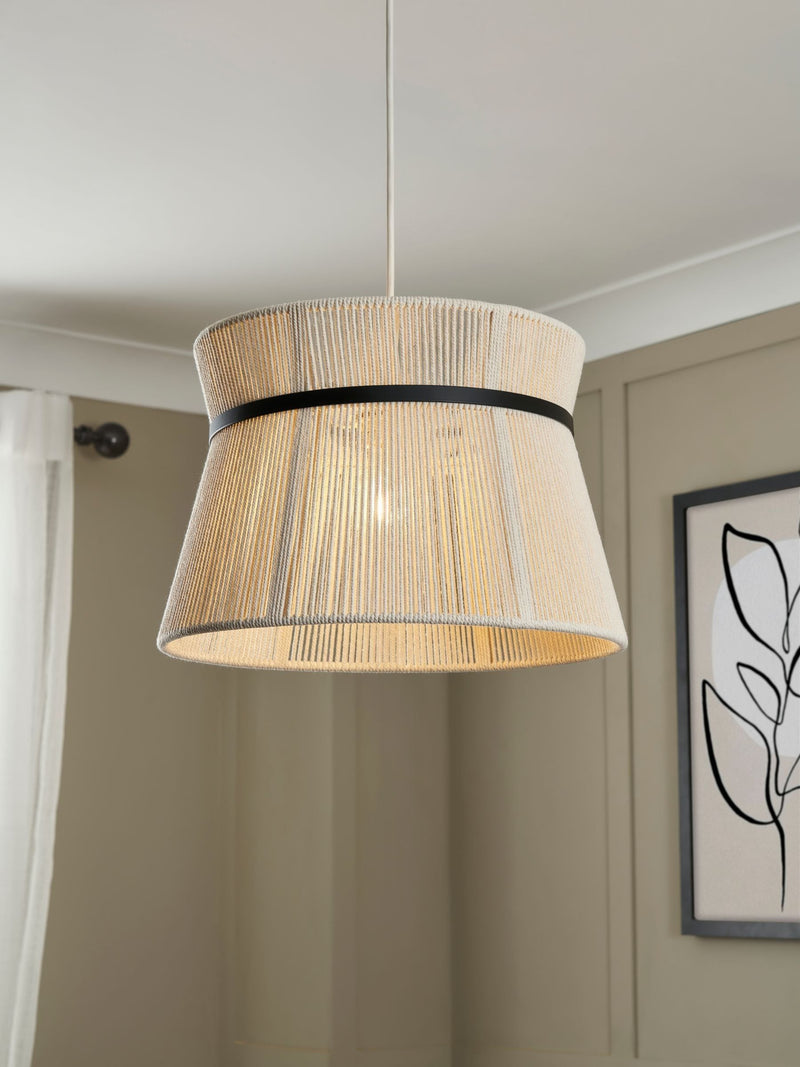 BHS string bound double easyfit ceiling light, UK version