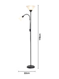 BHS Black Mother & Child Floor Lamp, UK version