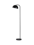 BHS matt black arc floor lamp from UK, UK version