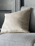 Laura Ashley Nigella cushion natural oyster - British product