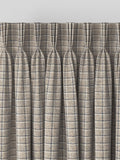 Grey check made to measure curtains (British brand)