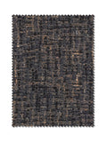 Charcoal grey textured weave made to measure curtains (British brand)